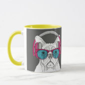 Niedlicher Bulldog Tasse (Links)