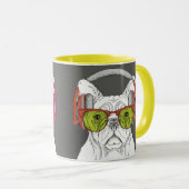 Niedlicher Bulldog Tasse (VorderseiteRechts)