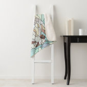 Niedlicher Bulldog Welpe - pastellfarbenes Mosaik Sherpadecke (Beispiel)