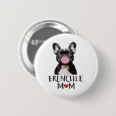Niedlicher Bulldogge Button (Vorne & Hinten)