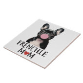 Niedlicher Bulldogge Fliese (Seite)