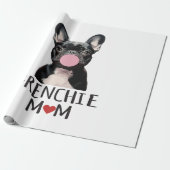 Niedlicher Bulldogge Geschenkpapier (Ungerollt)