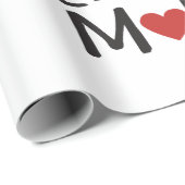 Niedlicher Bulldogge Geschenkpapier (Rolleneckpunkt)