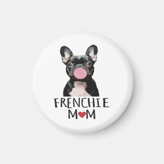 Niedlicher Bulldogge Magnet (Vorne)