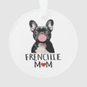 Niedlicher Bulldogge Ornament (Rückseite)