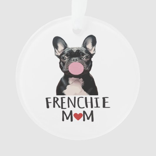 Niedlicher Bulldogge Ornament (Vorderseite)