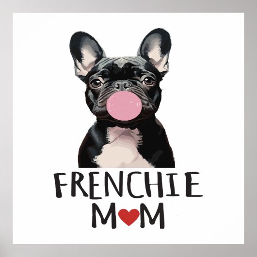 Niedlicher Bulldogge Poster (Vorne)