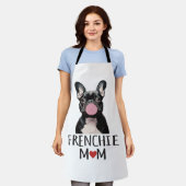 Niedlicher Bulldogge Schürze (Getragen)