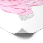 Niedlicher Bulldoghund | Nur Liebe Poster (Ecke)