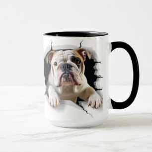 Niedlicher Bulldoghund Tasse