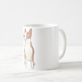 Niedlicher Bullterator Kaffeetasse (VorderseiteRechts)