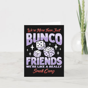 Niedlicher Bunco Night Squad Apparel Game Bunco Karte