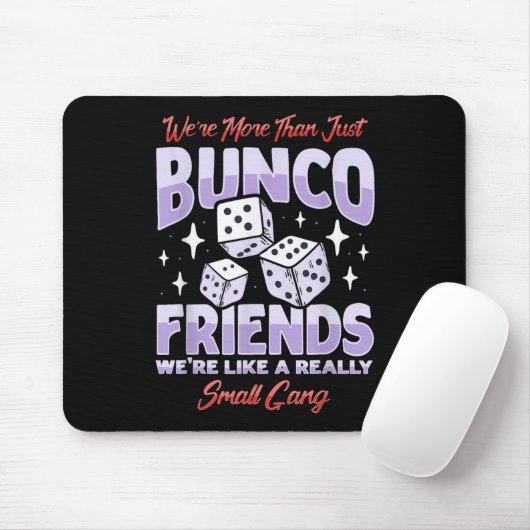 Niedlicher Bunco Night Squad Apparel Game Bunco Mousepad (Mit Mouse)