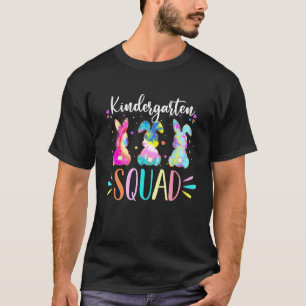 Niedlicher Bunnies Kindergarten-Lehrer-Squad Oster T-Shirt
