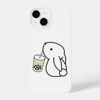 Niedlicher Bunny Drink Boba Milktea iPhone 14 Hülle