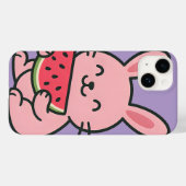 Niedlicher Bunny Eating Carrot Phone Case | Kawaii (Rückseite (Horizontal))