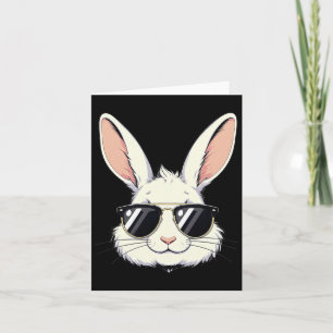 Niedlicher Bunny Face Gles Girls Boy Rabbit Ostert Karte