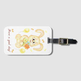 Niedlicher Bunny für eine positive Stimmung Gepäckanhänger