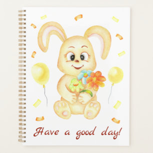 Niedlicher Bunny für eine positive Stimmung Planer