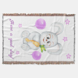 Niedlicher Bunny für eine positive Stimmung Poster Decke