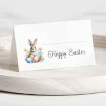 Niedlicher Bunny Happy Osterbrunch
