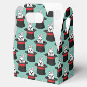 Niedlicher Bunny in Wizard Hat Pattern Geschenkschachtel (Geöffnet)
