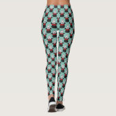Niedlicher Bunny in Wizard Hat Pattern Leggings (Rückseite)