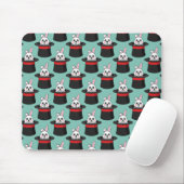 Niedlicher Bunny in Wizard Hat Pattern Mousepad (Mit Mouse)