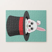 Niedlicher Bunny in Wizard Hat Puzzle (Horizontal)