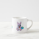 Niedlicher Bunny mit einem Korb Espressotasse (Rechts)