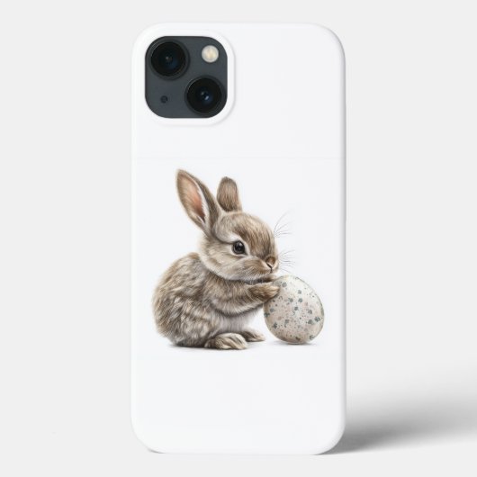 Niedlicher Bunny mit Ostereier-Gehäuse Case-Mate iPhone Hülle (Rückseite)