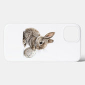 Niedlicher Bunny mit Ostereier-Gehäuse Case-Mate iPhone Hülle (Rückseite (Horizontal))