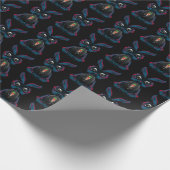 Niedlicher Bunny mit Sparkling Carrot Soul Geschenkpapier (Ecke)