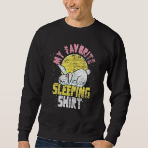 Niedlicher Bunny My Lieblings-Schlaf Tierhasen-Sch Sweatshirt