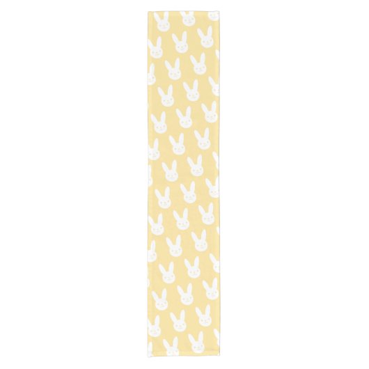 Niedlicher Bunny Table Runner Kurzer Tischläufer (Vorderseite)