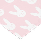 Niedlicher Bunny Table Runner Kurzer Tischläufer (Ecke)