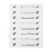 Niedlicher bunter Babyelephon Rundum-Adressaufkleber (Bogen)