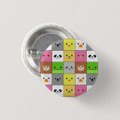 Niedlicher bunter button (Vorne & Hinten)