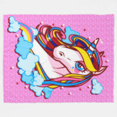 Niedlicher bunter fleecedecke (Vorderseite (Horizontal))