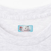 Niedlicher bunter französischer Geistesgeist Etiketten (Befestigt)