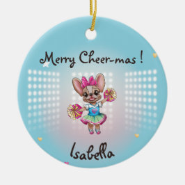 Niedlicher bunter französischer Geistesgeist Keramik Ornament