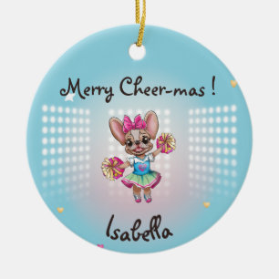 Niedlicher bunter französischer Geistesgeist Keramik Ornament