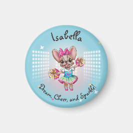 Niedlicher bunter französischer Geistesgeist Magnet