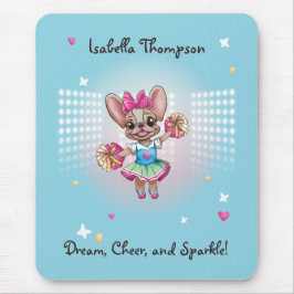 Niedlicher bunter französischer Geistesgeist Mousepad