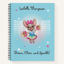 Niedlicher bunter französischer Geistesgeist Notizblock