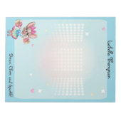 Niedlicher bunter französischer Geistesgeist Notizblock (Vorderseite)