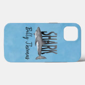 Niedlicher, bunter Hai Trendy Ocean Case-Mate iPhone Hülle (Rückseite (Horizontal))