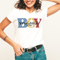 Niedlicher bunter Junge Mama Est Datum Land Rodeo 