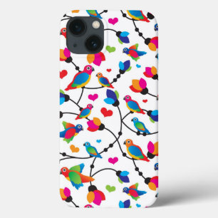 niedlicher bunter Papageienvogel iPhone 13 Hülle