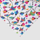 niedlicher bunter Papageienvogel Seidenpapier (Ausschnitt)